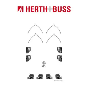 HERTH+BUSS JAKOPARTS Bremsbel&auml;ge Zubeh&ouml;rsatz TOYOTA AVENSIS (T22) CARINE E vorne