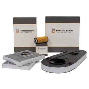 HIRSCHER Filterset BMW 5er F10 F11 F07 518d 520d 525d 530d 136-258 PS N47 N57