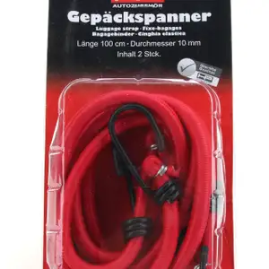 HP 12110 Expanderband Gep&auml;ckspanner Spannband Set 2x &Oslash; 10 mm L&auml;nge 100 cm