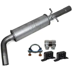 IMASAF Mittelschalld&auml;mpfer + Anbausatz AUDI A3 SEAT LEON SKODA OCTAVIA VW GOLF 4