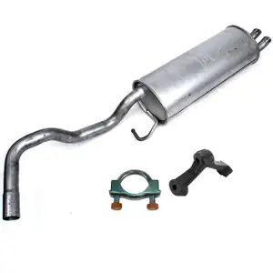 IMASAF Endschalld&auml;mpfer + Anbausatz AUDI A3 8L SEAT LEON VW GOLF 4 1.6 1.9 SDI