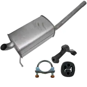 IMASAF Endschalld&auml;mpfer + Anbausatz f&uuml;r VW CADDY III 1.6 TDI + 2.0 TDI 75-170 PS