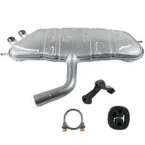 IMASAF Endschalld&auml;mpfer + Anbausatz VW TOURAN (1T1, 1T2) 1.4 FSI 1.4 TSI 2.0 FSI