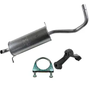 IMASAF Endschalld&auml;mpfer + Anbausatz SEAT IBIZA SKODA FABIA VW POLO 1.4 + 1.4 16V