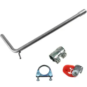 IMASAF Abgasrohr Rohrleitung + Anbausatz SEAT IBIZA SKODA FABIA VW FOX POLO 1.2