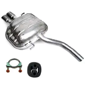 IMASAF Endschalld&auml;mpfer + Anbausatz VW PASSAT (3C 36) 1.8TSI 2.0FSI 1.9/2.0TDI