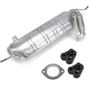IMASAF Endschalld&auml;mpfer + Anbausatz SMART FORTWO (451) 1.0 61 / 71 PS ab 2007