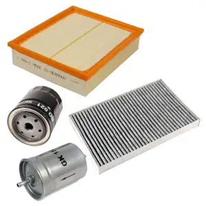 Inspektionskit Filterpaket Filterset f&uuml;r Audi A6 (4B C5) 2.4 2.7T 2.8 136-230 PS