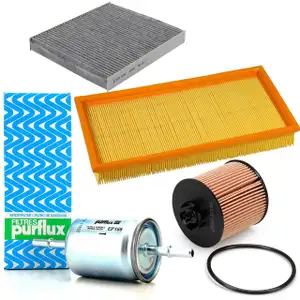 Inspektionskit Filterpaket Filterset f&uuml;r VW Polo (9N) 1.4 FSI 86 PS AXU