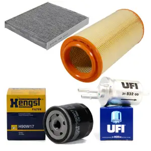 Inspektionskit Filterpaket Filterset f&uuml;r Audi A2 (8Z0) 1.4 75 PS BBY ab Fgst.