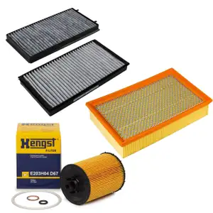 Inspektionskit Filterpaket f&uuml;r BMW 7er E65 E66 E67 750i 367 PS + 760i 445 PS