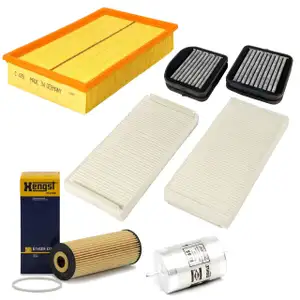 Inspektionskit Filterpaket Filterset Mercedes W210 E200Kompressor ab 08.1999