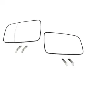 2x Au&szlig;enspiegel Spiegelglas ELEKTRISCH f&uuml;r OPEL Astra G (nicht Coupe & Cabrio) li + re