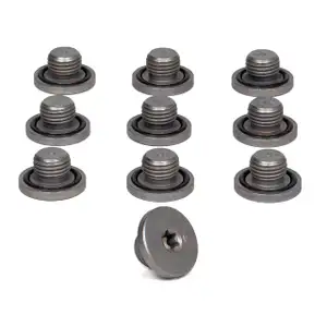 10x &Ouml;lablassschraube Verschlussschraube + Dichtring M14x1,5 CHEVROLET OPEL SAAB