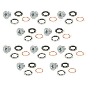 10x &Ouml;lablassschraube + Dichtring M16x1,5 f&uuml;r CITROEN DACIA OPEL PEUGEOT RENAULT