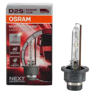 OSRAM Gl&uuml;hlampe D2S NIGHT BREAKER LASER 85V 35W P32d-2 next Generation +200%