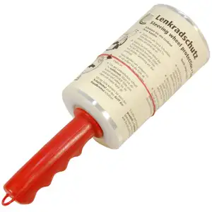 1 Rolle Lenkradschoner transparent Werkstatt Lenkrad Schoner Folie 300m + Griff