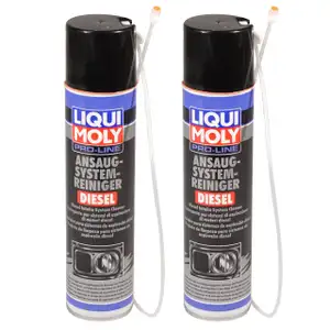 2x 400ml LIQUI MOLY PRO LINE Ansaugsystemreiniger Ansaug-System-Reiniger Diesel