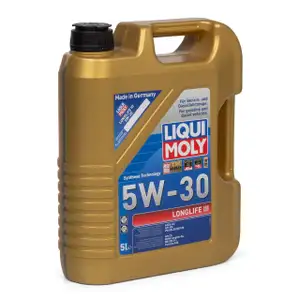 LIQUI MOLY 20647 Motor&ouml;l &Ouml;l 5W30 LONGLIFE III VW 504/507.00 LL04 MB 229.51 - 5L