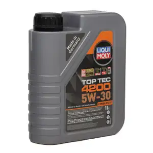 LIQUI MOLY 1L 1 Liter Motor&ouml;l &Ouml;l TOP TEC 4200 5W30 5W-30 3707 VW 504.00 507.00