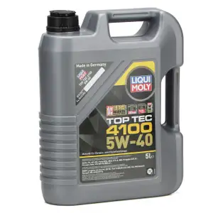 LIQUI MOLY Motor&ouml;l &Ouml;l TOP TEC 4100 5W40 5W-40 5L 5Liter 3701