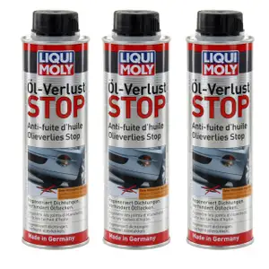 3x 300ml LIQUI MOLY &Ouml;lverlust Stop Additiv - sch&uuml;tzt vor Leckverlusten 1005