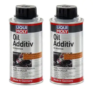 2x 125ml LIQUI MOLY &Ouml;l Additiv &Ouml;l Zusatz Oil Additiv Verschlei&szlig;schutz 1011