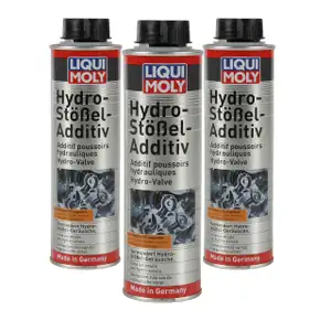 3x 300ml LIQUI MOLY 1009 Hydro-St&ouml;&szlig;el-Additiv Hydrost&ouml;ssel Reiniger &Ouml;l Additiv