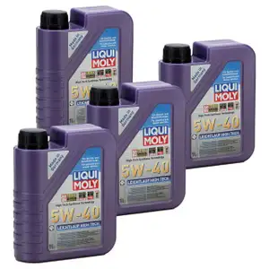 LIQUI MOLY Motor&ouml;l &Ouml;l LEICHTLAUF HIGH TECH 5W40 5W-40 4L 4 Liter 3863