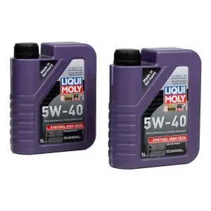 LIQUI MOLY Motor&ouml;l &Ouml;l SYNTHOIL HIGH TECH 5W40 5W-40 2L 2 Liter 1306