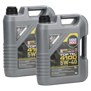 LIQUI MOLY Motor&ouml;l &Ouml;l TOP TEC 4100 5W40 5W-40 10L 10Liter 3701