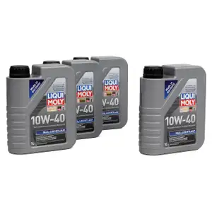 LIQUI MOLY Motor&ouml;l &Ouml;l MoS2 LEICHTLAUF 10W40 10W-40 4L 4Liter 1091