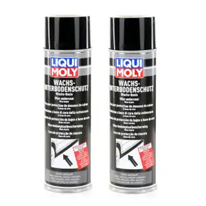 LIQUI MOLY 6100 Wachs-Unterboden-Schutz Unterbodenschutz ANTHRAZIT 2x 500 ml