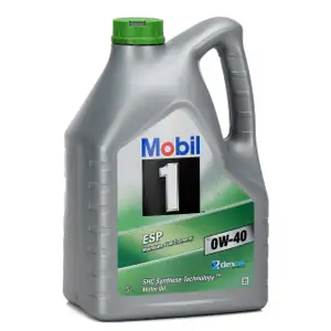 Mobil 1 ESP X3 C40 Motor&ouml;l &Ouml;l 0W-40 0W40 dexos2 PORSCHE C40 VW 511.00 - 5 Liter