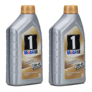 Mobil 1 FS A40 Motor&ouml;l &Ouml;l 0W-40 0W40 PORSCHE A40 VW 505.00 505.00 - 2L 2 Liter