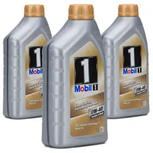 Mobil 1 FS A40 Motor&ouml;l &Ouml;l 0W-40 0W40 PORSCHE A40 VW 505.00 505.00 - 3L 3 Liter