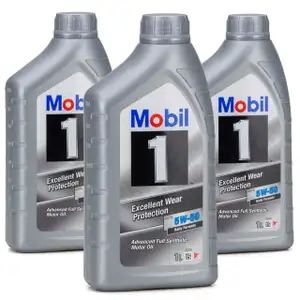 Mobil 1 FS X1 Motor&ouml;l &Ouml;l 5W-50 5W50 PORSCHE A40 MB 229.3 / 229.1 - 3L 3 Liter