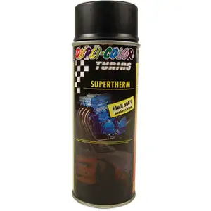 DUPLI-COLOR Schutzspray Schutzlack Supertherm Hitzelack Schwarz 400ml 191794