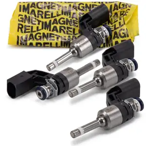 4x MAGNETI MARELLI Einspritzventil AUDI A1 SEAT SKODA VW GOLF 5 6 PASSAT 1.4 TSI