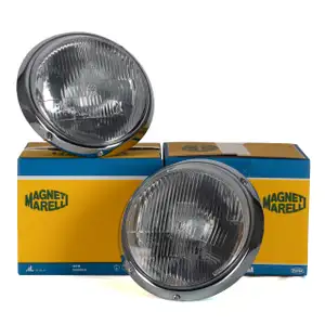 2x MAGNETI MARELLI 710301800101 Scheinwerfer HALOGEN PORSCHE 911 1969-83 vorne 91163111300