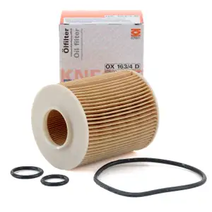 MAHLE &Ouml;lfilter inkl. Dichtung f&uuml;r Astra G H Combo Corsa C Meriva 1.7 DTi / CDTi