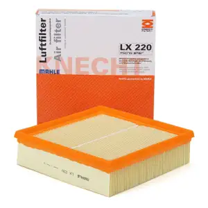 KNECHT / MAHLE LX220 Luftfilter AUDI 100 200 PORSCHE 924 2.0 VW POLO T1 T2 T3