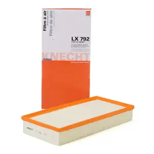 KNECHT / MAHLE LX792 Luftfilter f&uuml;r AUDI Q7 PORSCHE CAYENNE VW TOUAREG