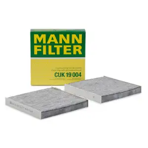 MANN CUK19004 Innenraumfilter Aktivkohlefilter Satz f&uuml;r BMW X3 F25 + X4 F26
