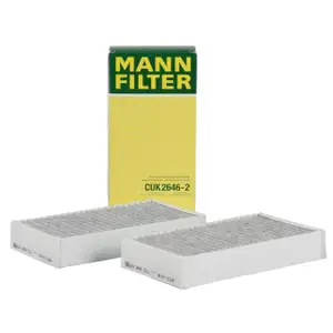 MANN Innenraumfilter Aktivkohlefilter CUK2646-2 f&uuml;r MERCEDES-BENZ GL X164 M W164