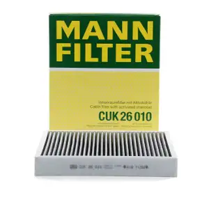 MANN Innenraumfilter Aktivkohle CUK26010 f&uuml;r AUDI A1 SEAT SKODA VW POLO 6R 6C