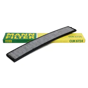 MANN Innenraumfilter Pollen Aktivkohlefilter CUK6724 f&uuml;r BMW 3er E46 X3 E83