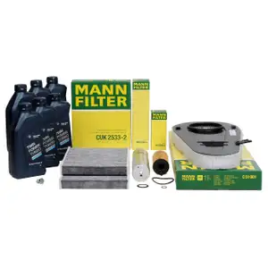 MANN Inspektionskit + 6 L ORIGINAL BMW 5W30 Motor&ouml;l F10 F11 F07 518d 520d 525d