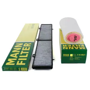 MANN Filterset f&uuml;r BMW 1er E81 E87 118d 120d 3er E90 E91 318d 320d 122-177 PS
