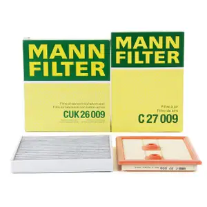 MANN Filterset f&uuml;r AUDI A3 8V SEAT SKODA VW GOLF 7 PASSAT TIGUAN 1.2/1.4 TSI